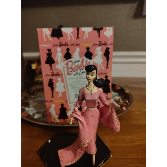 Enesco Barbie A Thousand and One Nights 1996 Barbie With Love 6" - Picture 2 of 12